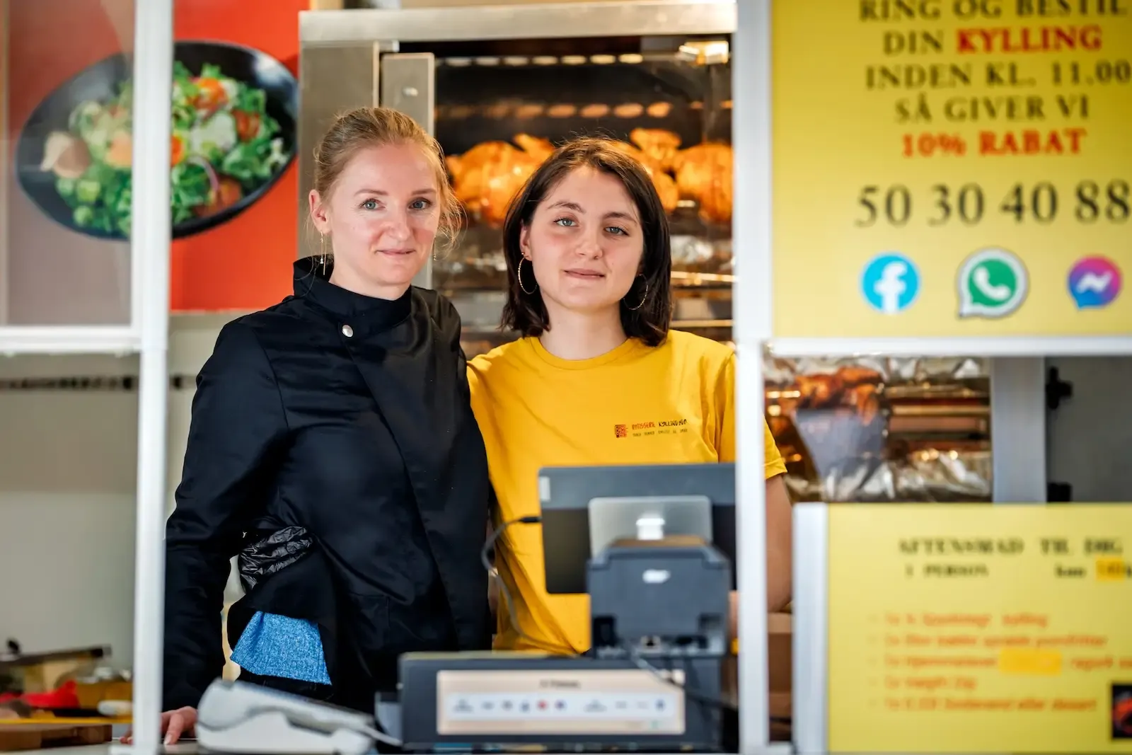 Holdet ved kyllingvognen